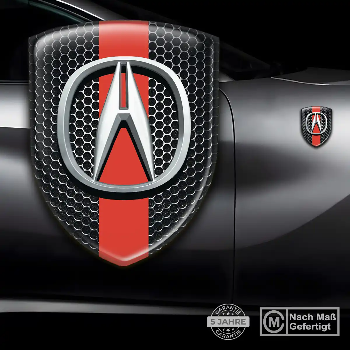 Acura Aufkleber 3D Gel Silikon Limitierte Auflage
