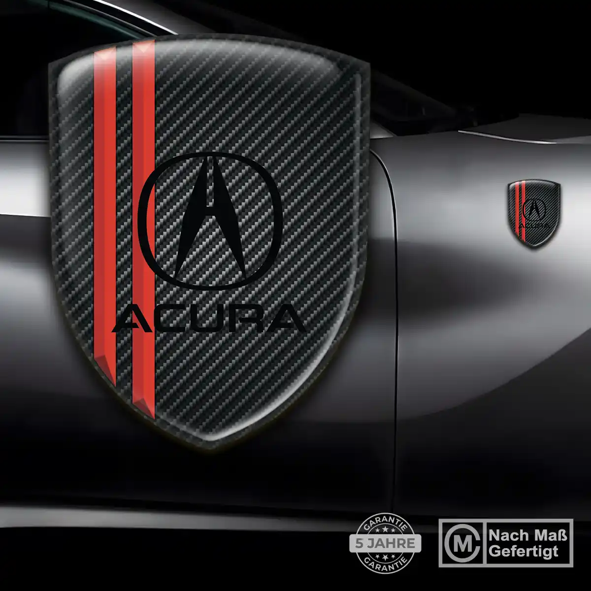 Acura Aufkleber 3D Gel Silikon Stilvolles Design