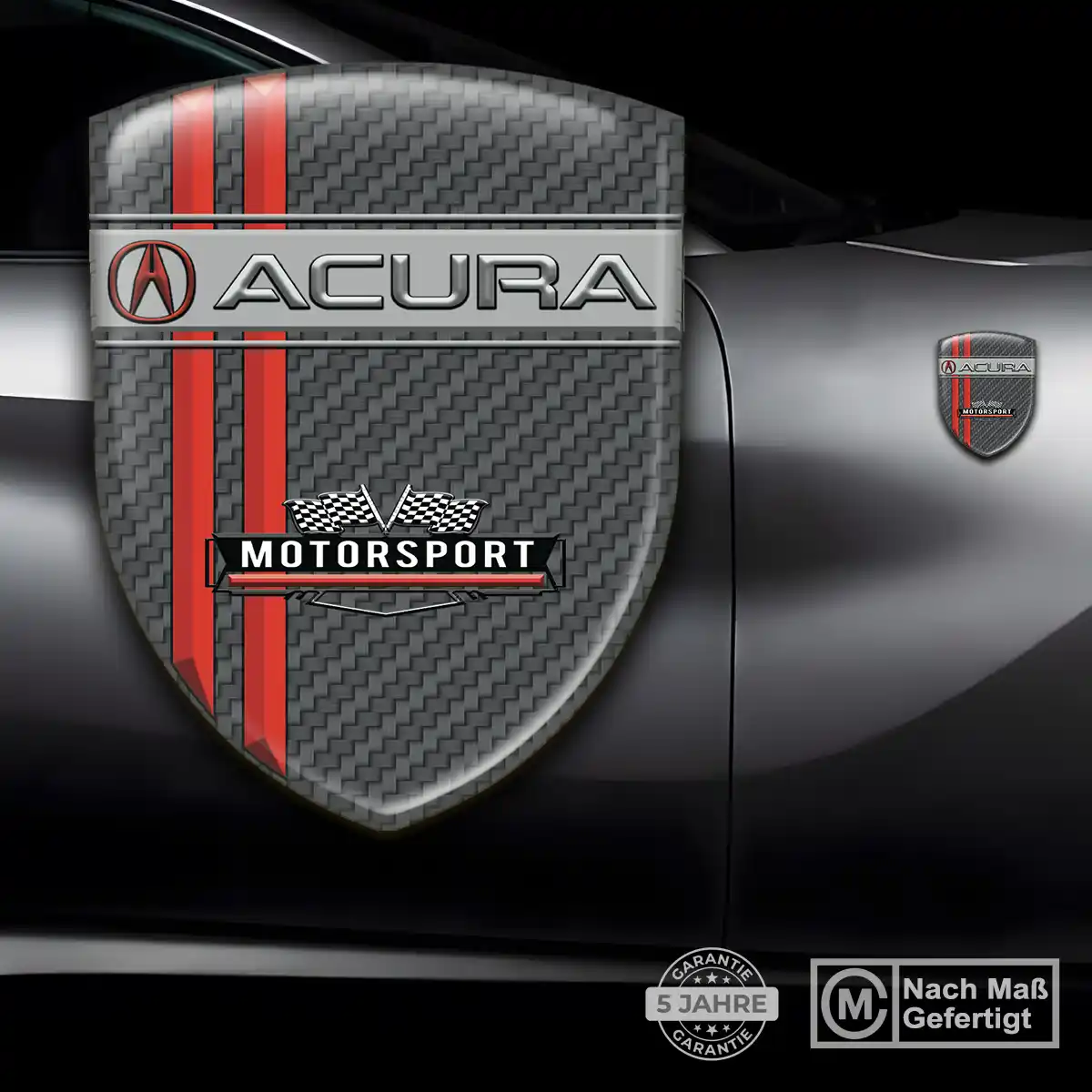 Acura Aufkleber 3D Gel Wappen Auto Hochwertiges Harz