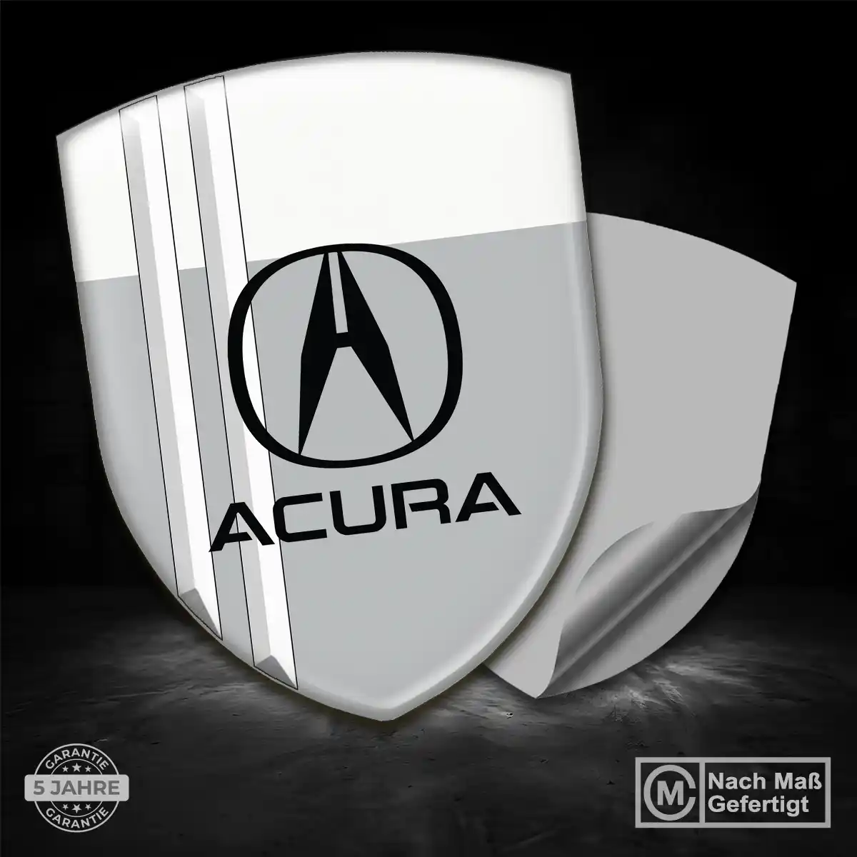 Acura Aufkleber 3D Gel Wappen Auto Premiumqualität