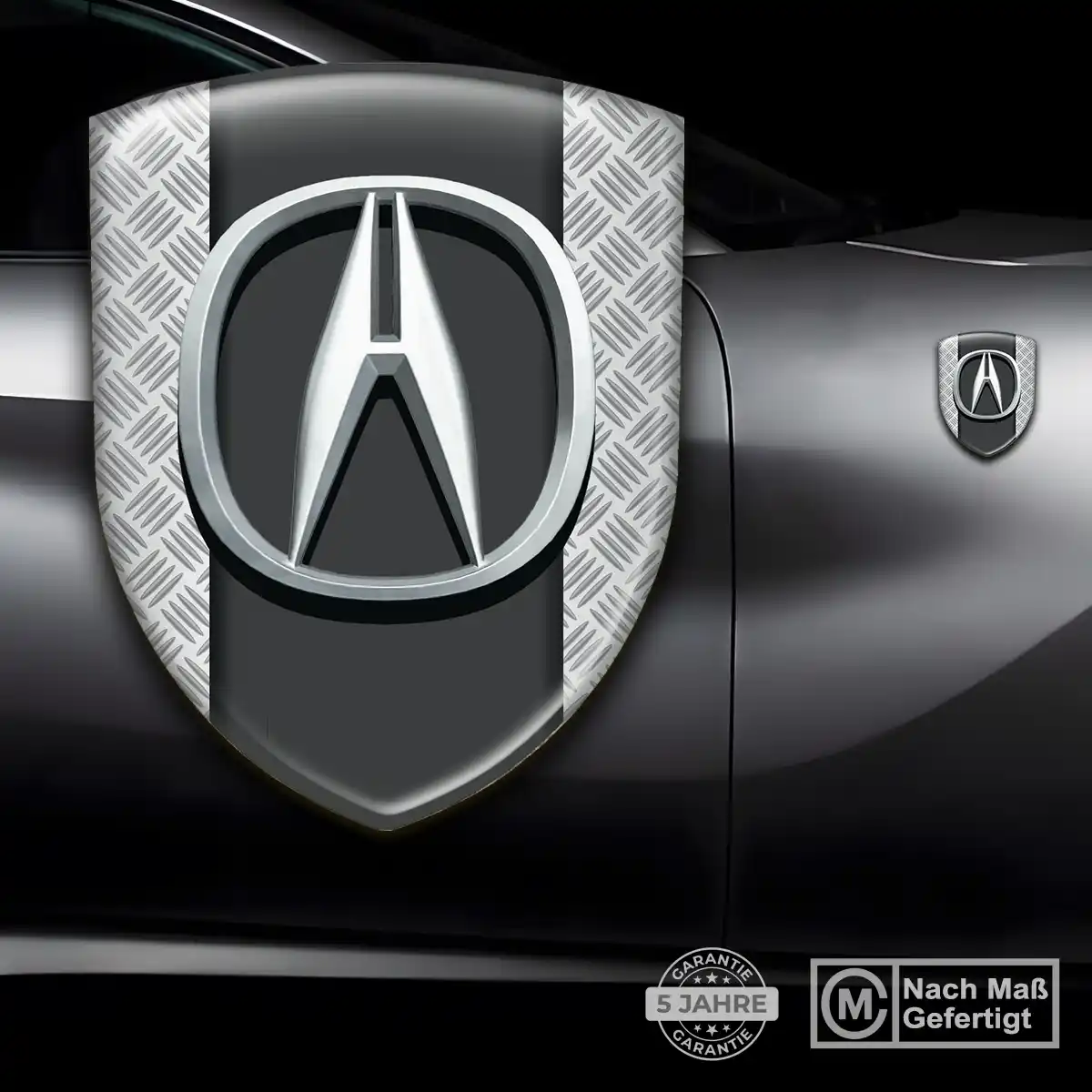 Acura Aufkleber 3D Gel Wappen Interieurdesign
