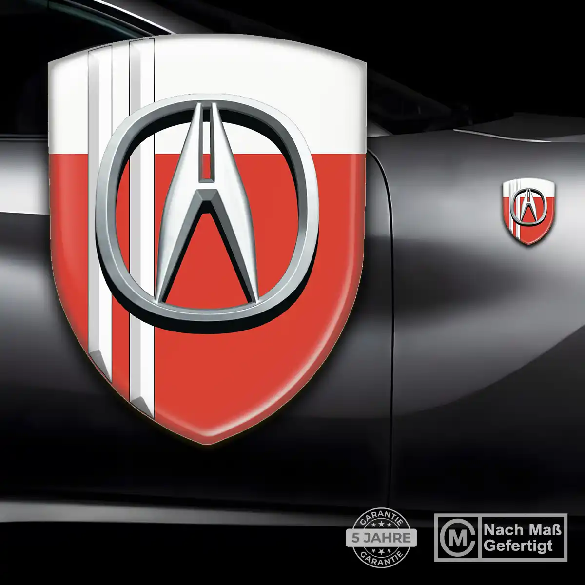 Acura Aufkleber 3D Gel Wappen Limitierte Auflage