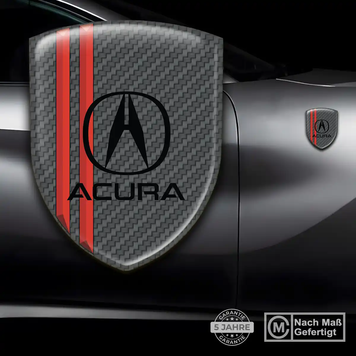 Acura Aufkleber 3D Gel Wappen Premiumqualität