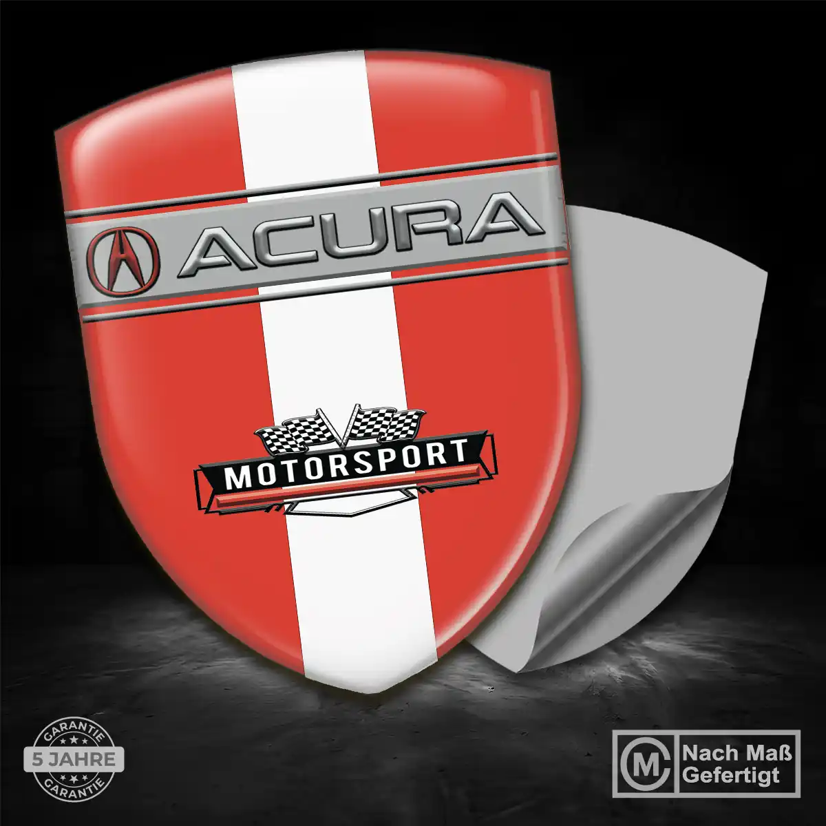 Acura Aufkleber Emblem Wappen Hochwertiges Harz