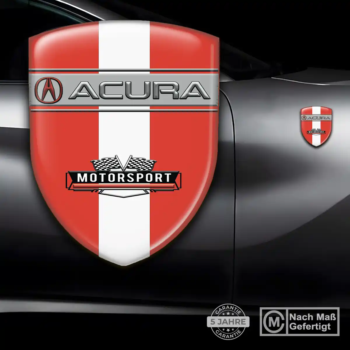 Acura Aufkleber Emblem Wappen Hochwertiges Harz