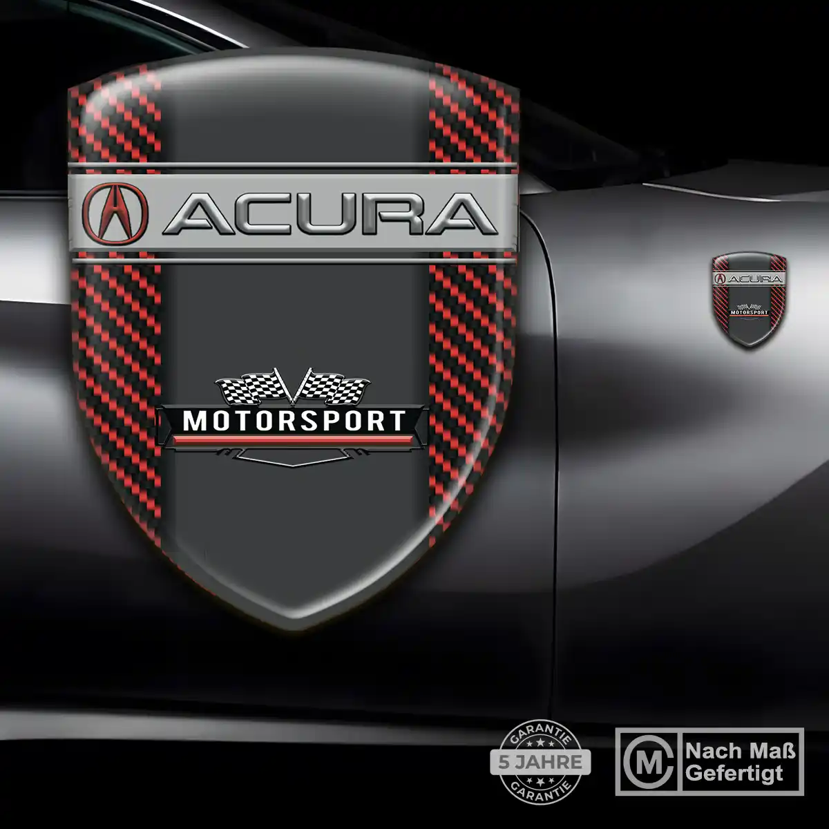 Acura Aufkleber Emblem Wappen Premiumqualität