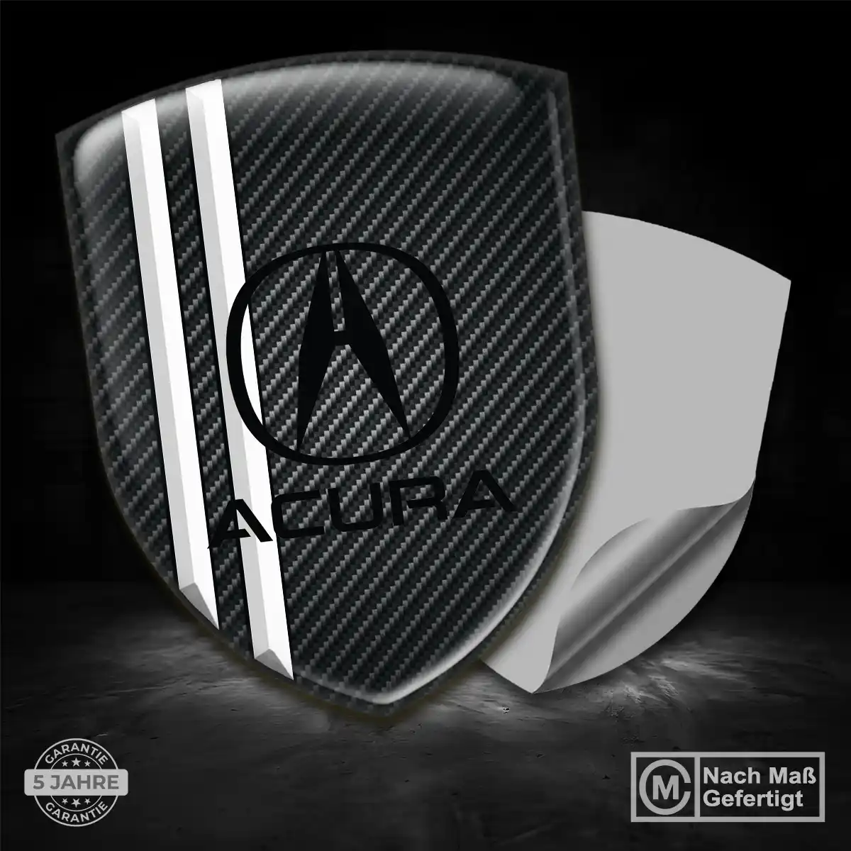 Acura Aufkleber Embleme Silikon Premium-Edition