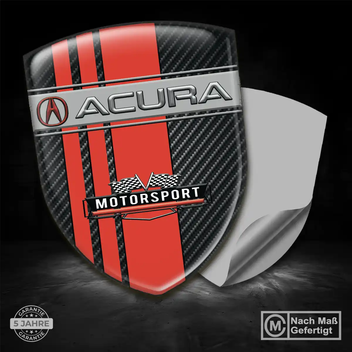 Acura Aufkleber Embleme Silikon Stilvolles Design