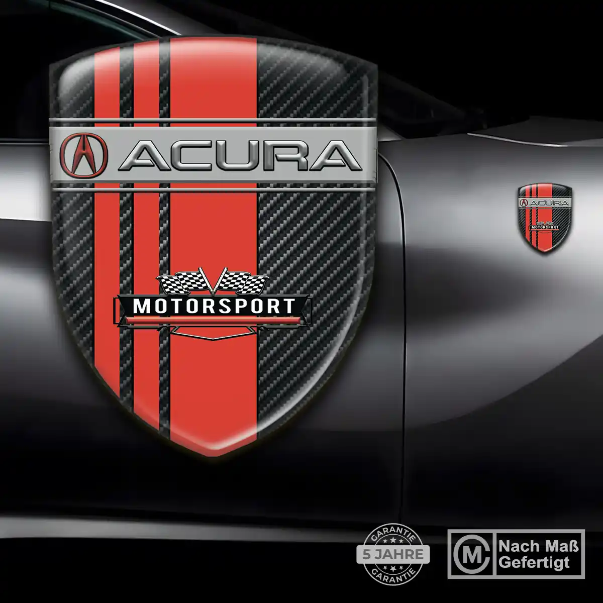 Acura Aufkleber Embleme Silikon Stilvolles Design