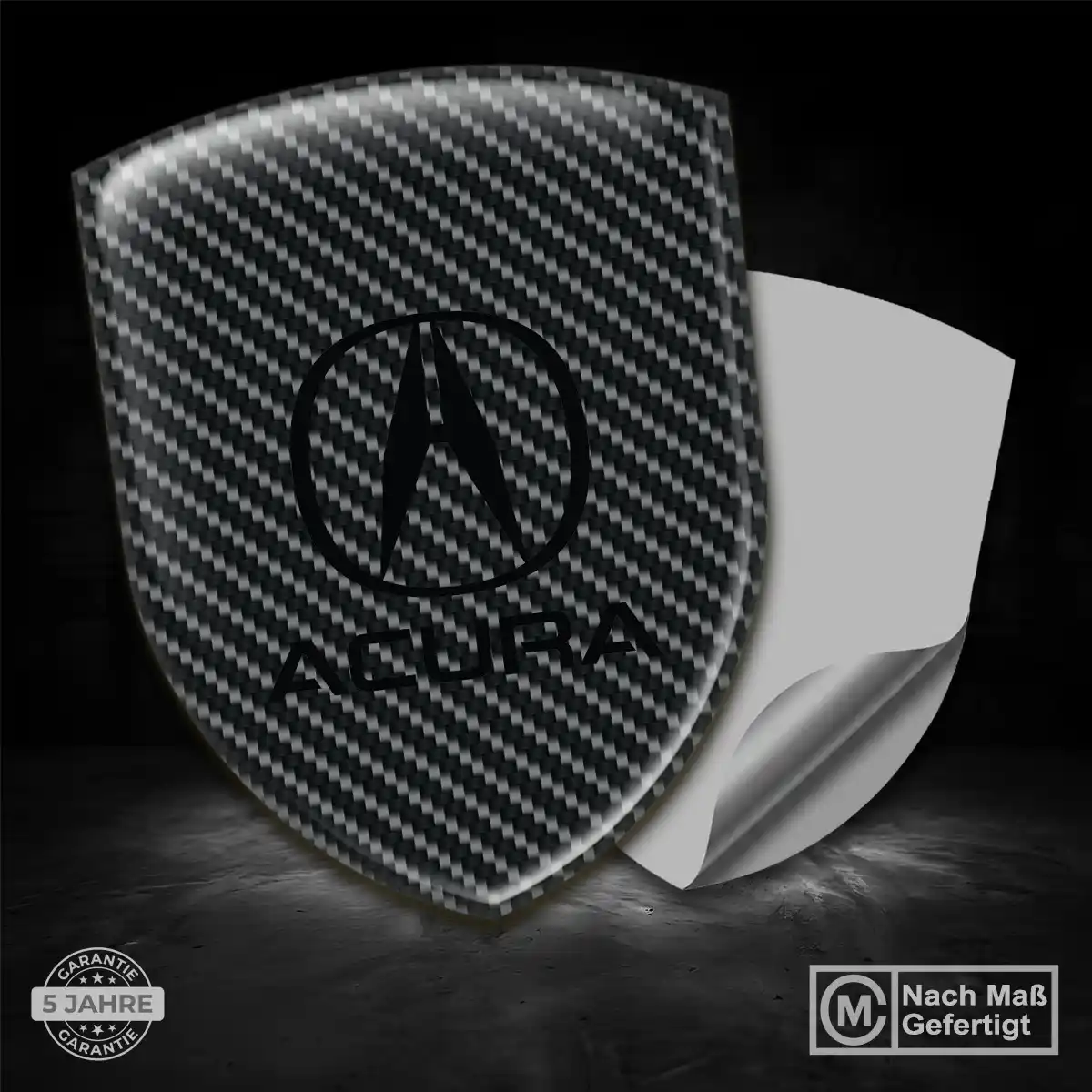 Acura Aufkleber Embleme Silikon Tuningfahrzeug
