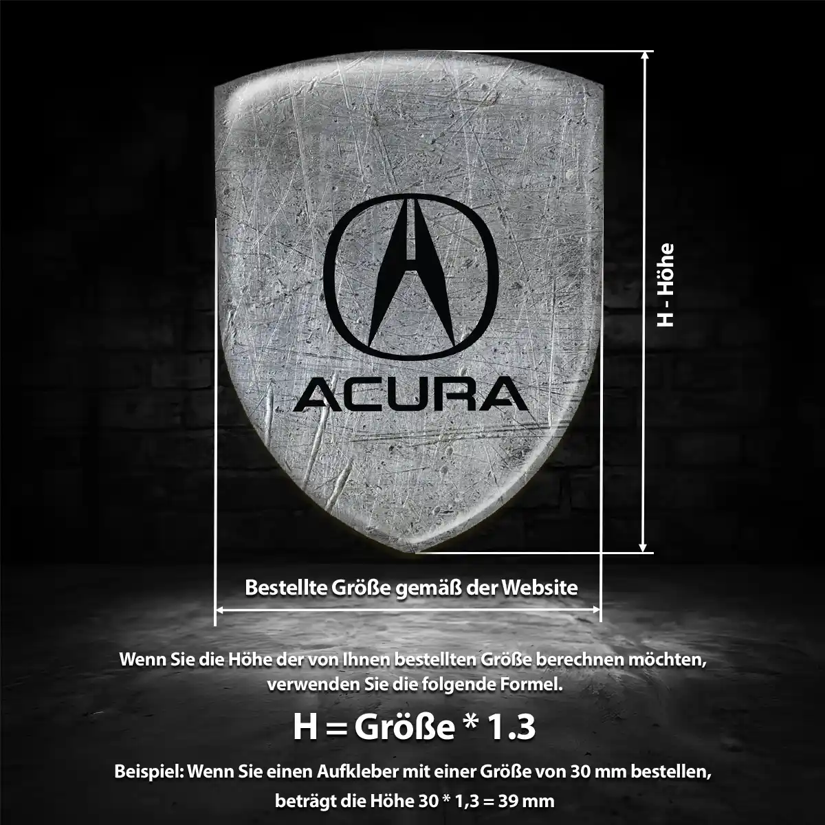 Acura Aufkleber Hohe Qualität