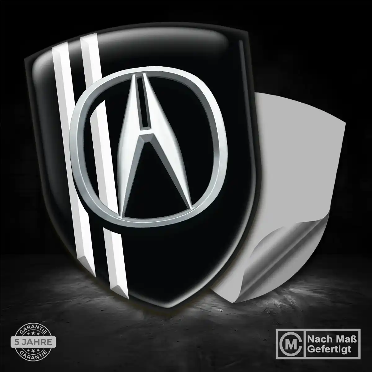 Acura Aufkleber Silikon Embleme Auto Stilvolles Design