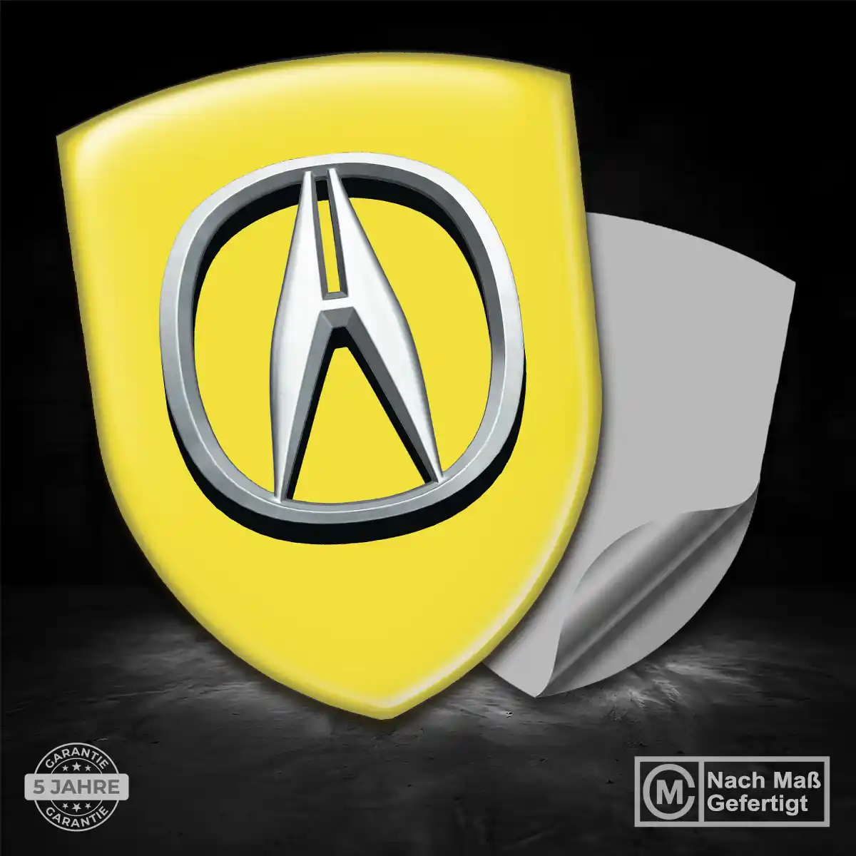 Acura Aufkleber Silikon Embleme Hochwertiges Harz
