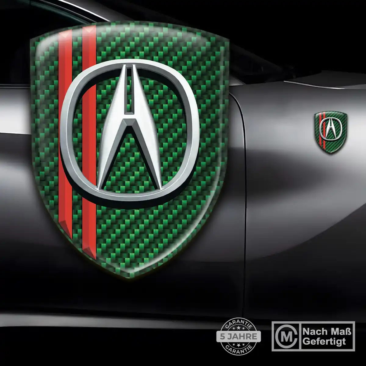 Acura Aufkleber Silikon Embleme Hohe Qualität