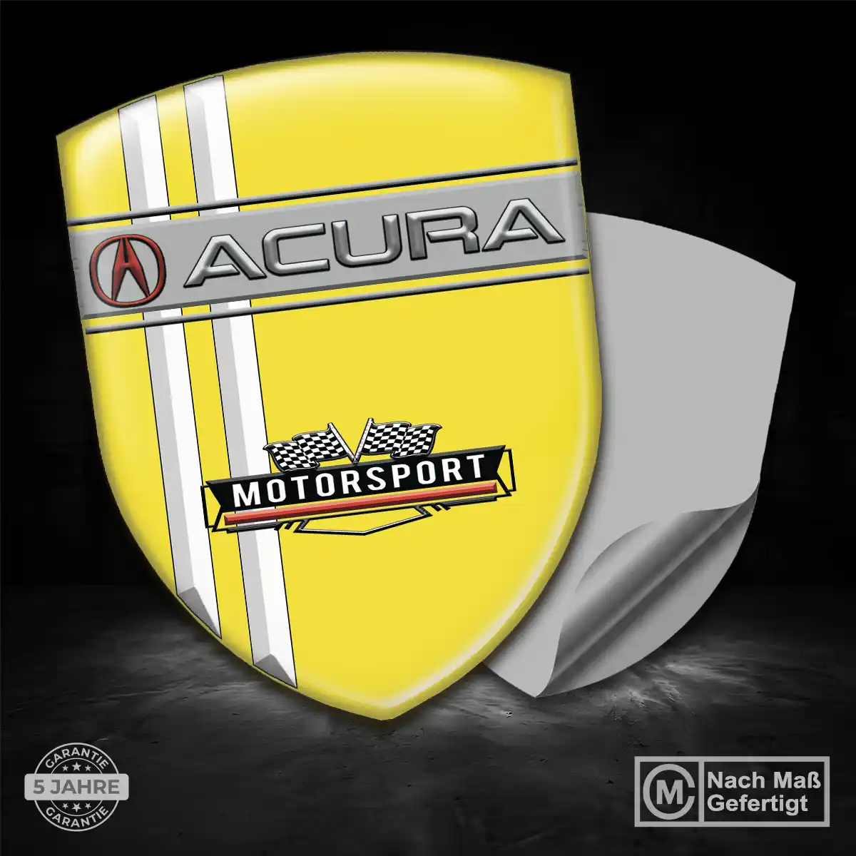 Acura Aufkleber Silikon Embleme Tuningfahrzeug
