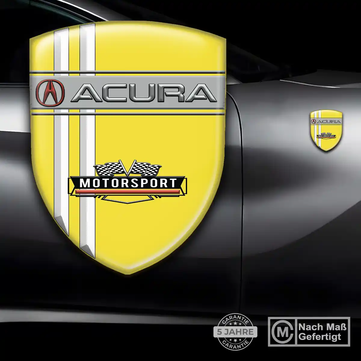 Acura Aufkleber Silikon Embleme Tuningfahrzeug