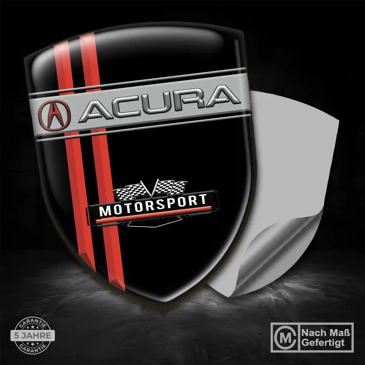 Acura Aufkleber Wappen Emblem Hochwertiges Harz