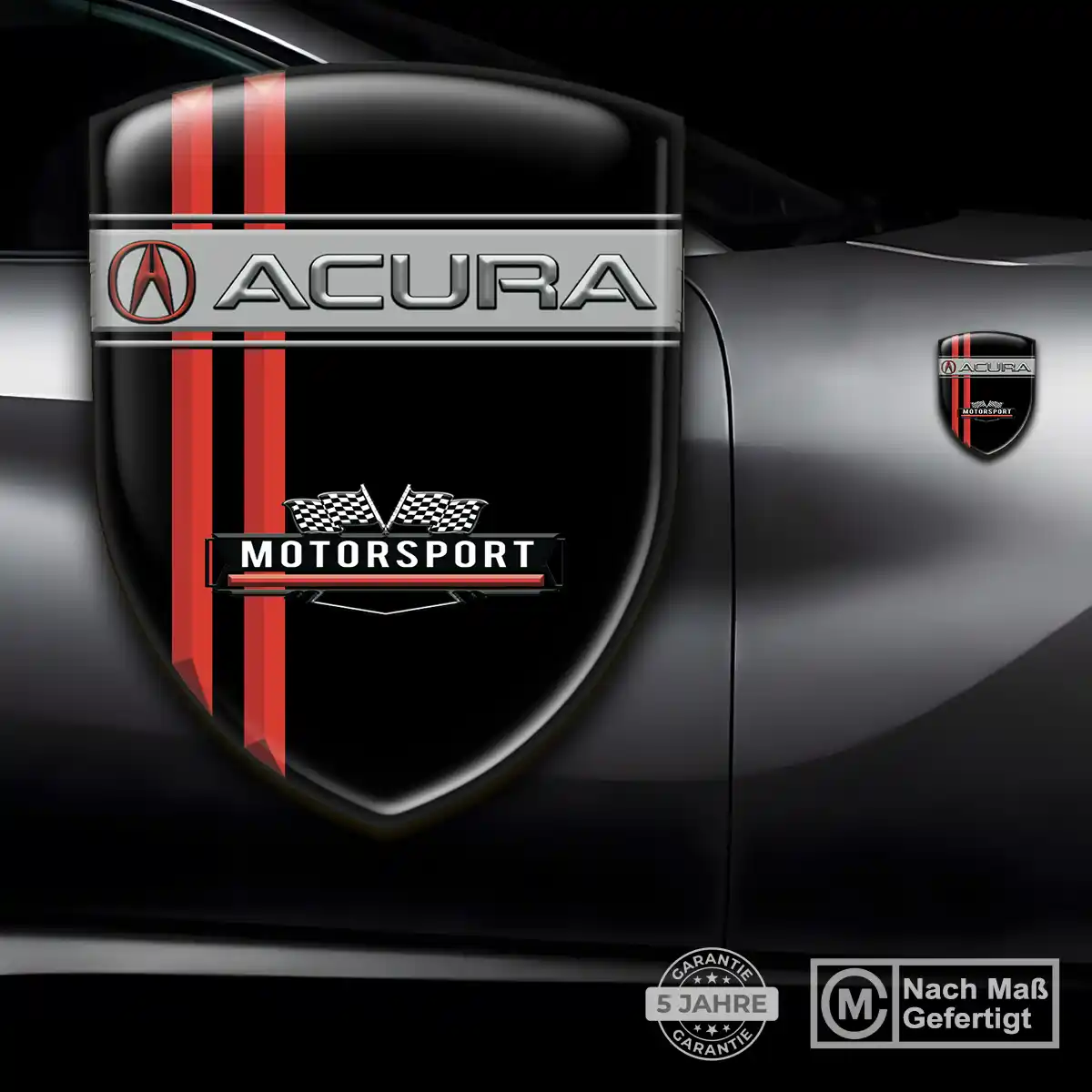 Acura Aufkleber Wappen Emblem Hochwertiges Harz