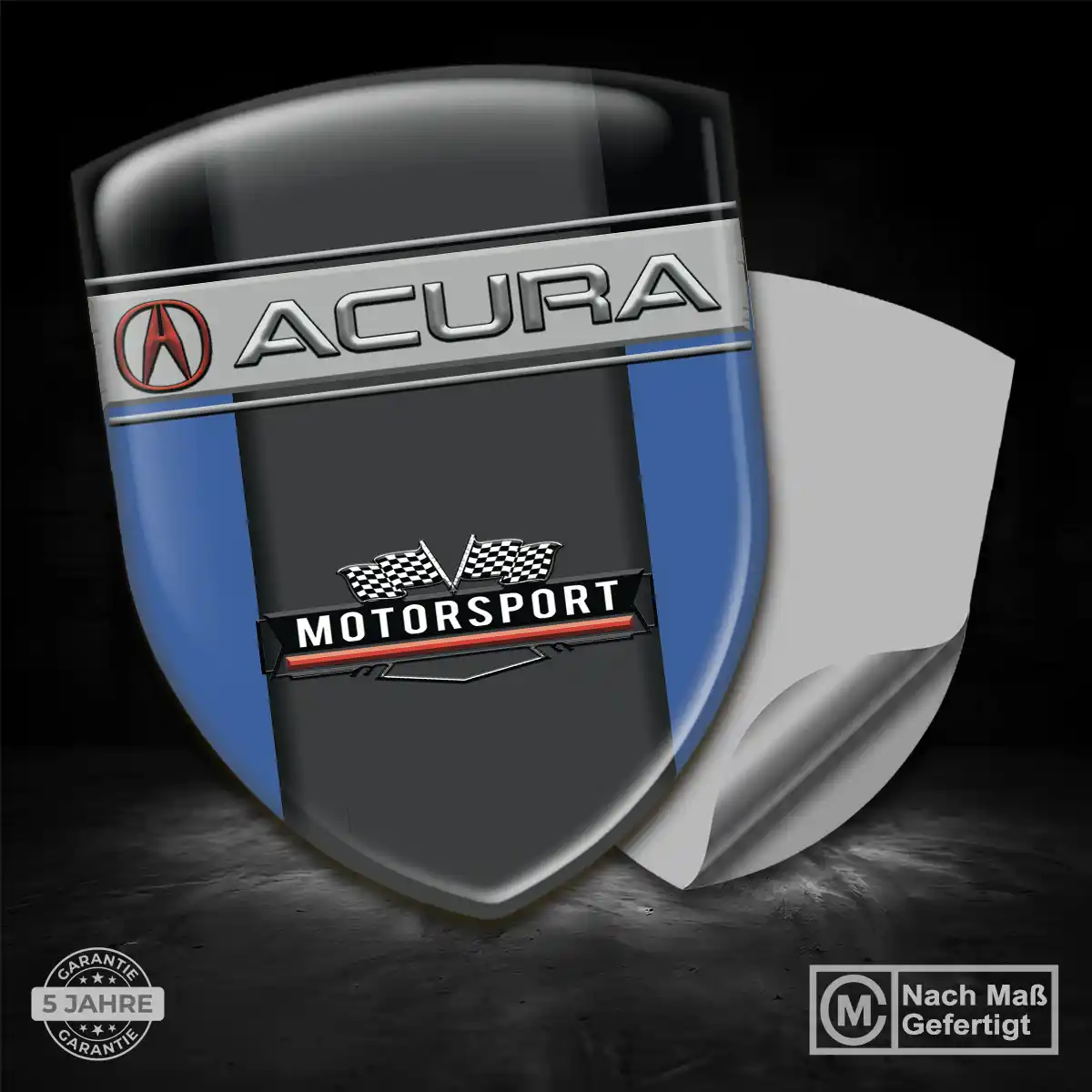 Acura Aufkleber Wappen Emblem Stilvolles Design