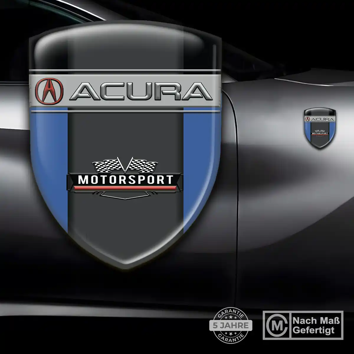 Acura Aufkleber Wappen Emblem Stilvolles Design