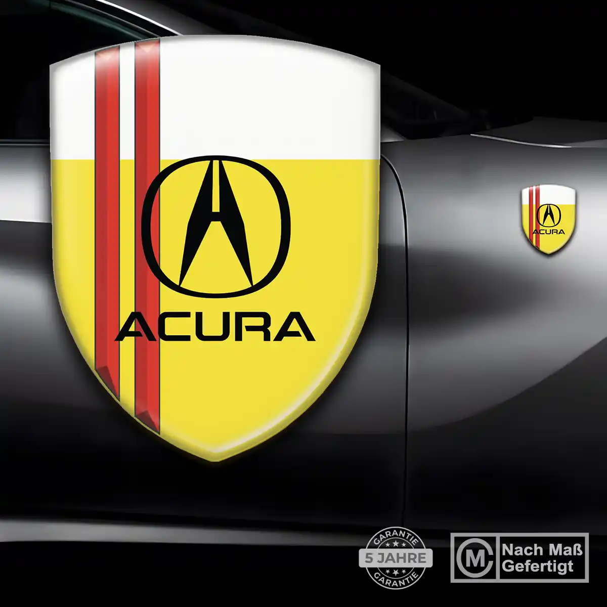 Acura Aufkleber Wappen Hochwertiges Harz