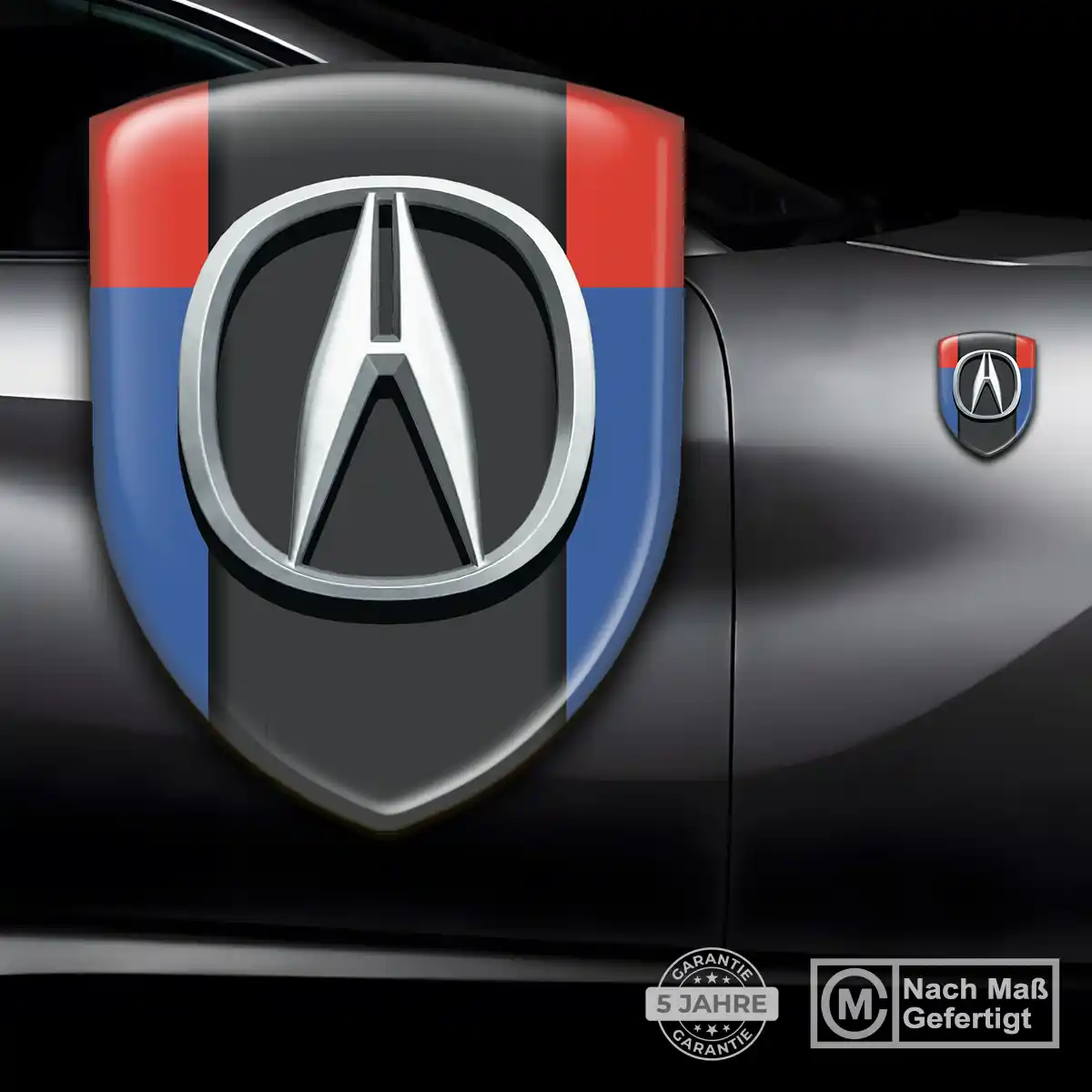 Acura Aufkleber Wappen Stilvolles Design