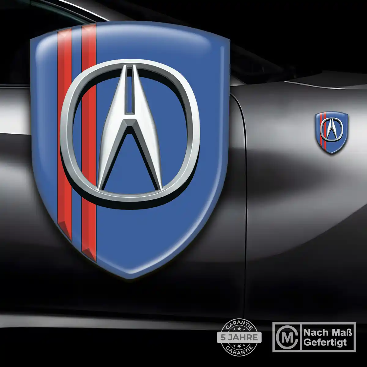 Acura Emblem Aufkleber Wappen Auto Hochwertiges Harz