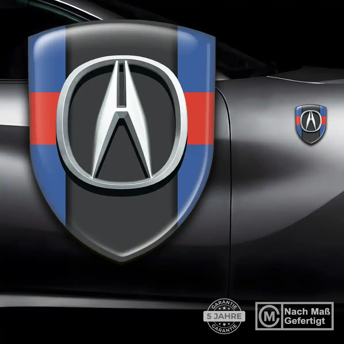 Acura Emblem Aufkleber Wappen Auto Premium-Edition