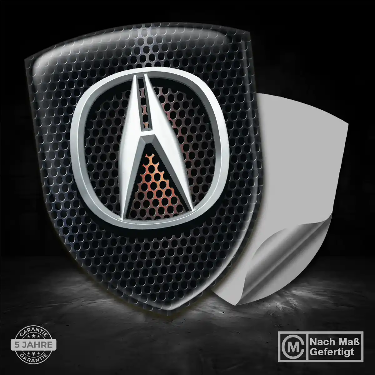 Acura Emblem Aufkleber Wappen Stilvolles Design
