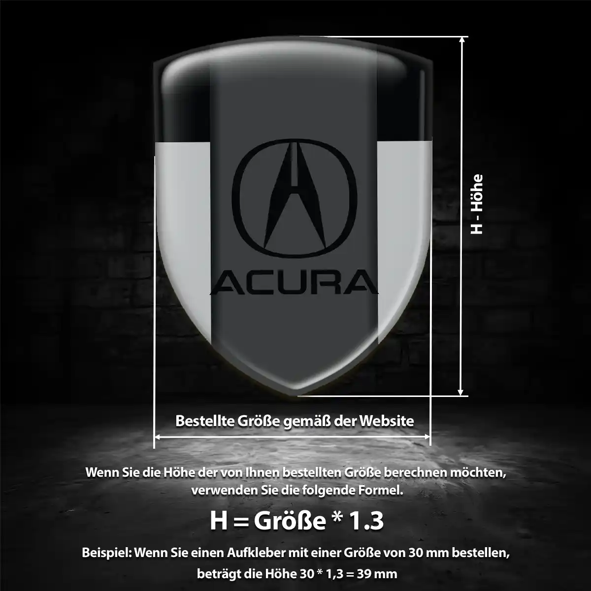 Acura Emblem Auto Luxus-Edition