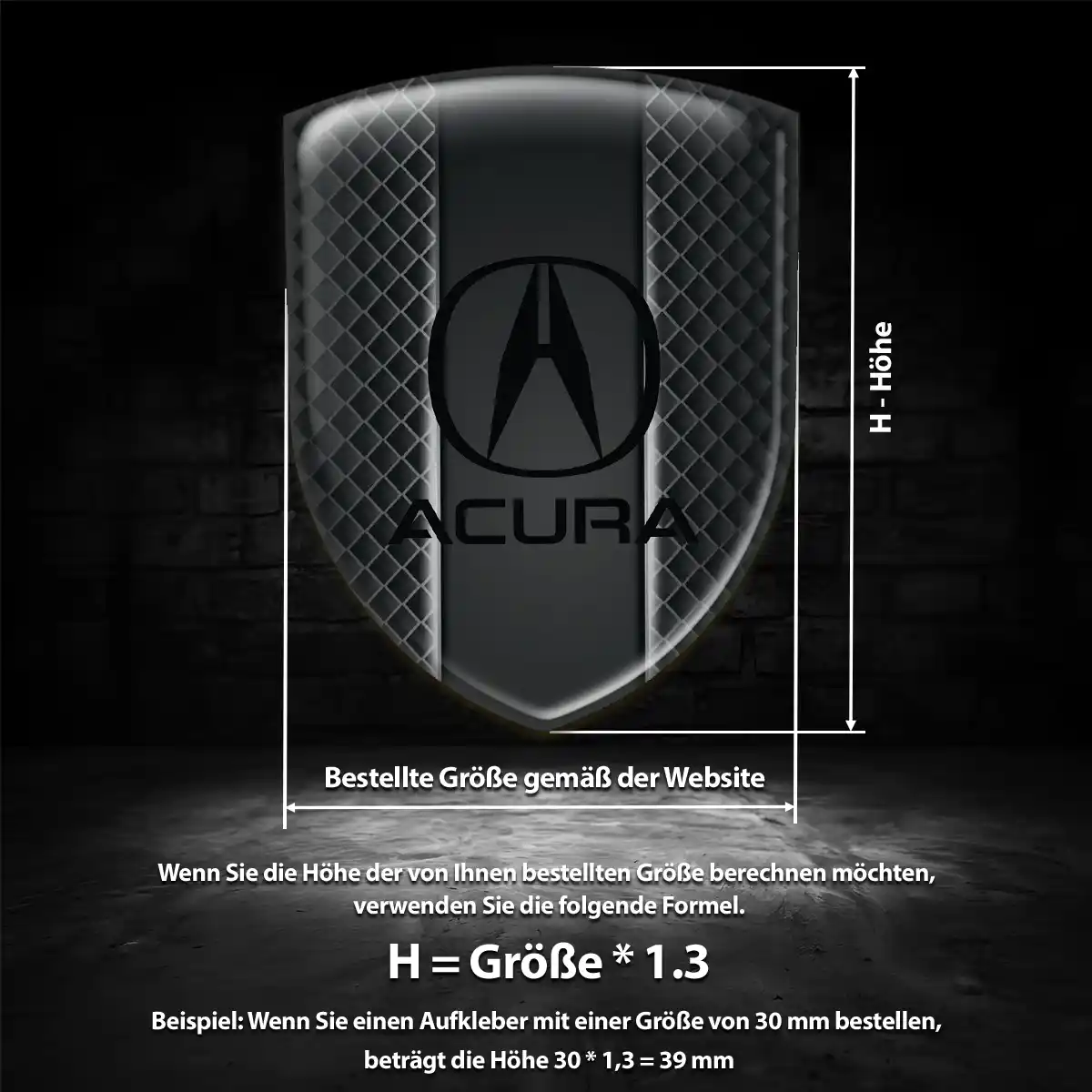 Acura Emblem Exterieurdesign