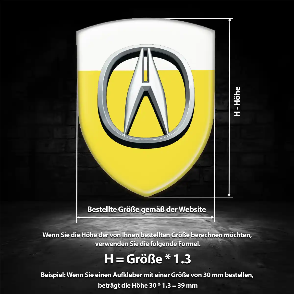 Acura Emblem Hohe Qualität