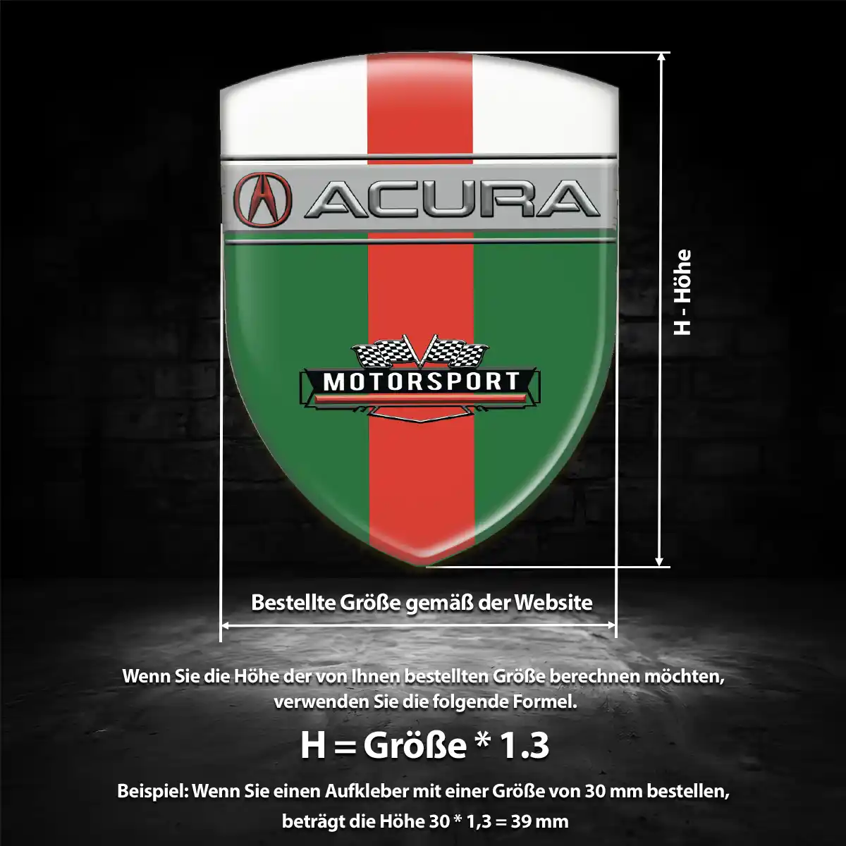 Acura Emblem Limitierte Auflage