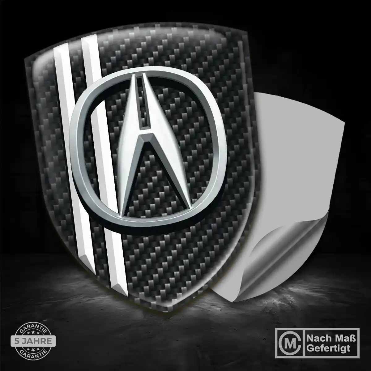 Acura Emblem Wappen Aufkleber Hochwertiges Harz