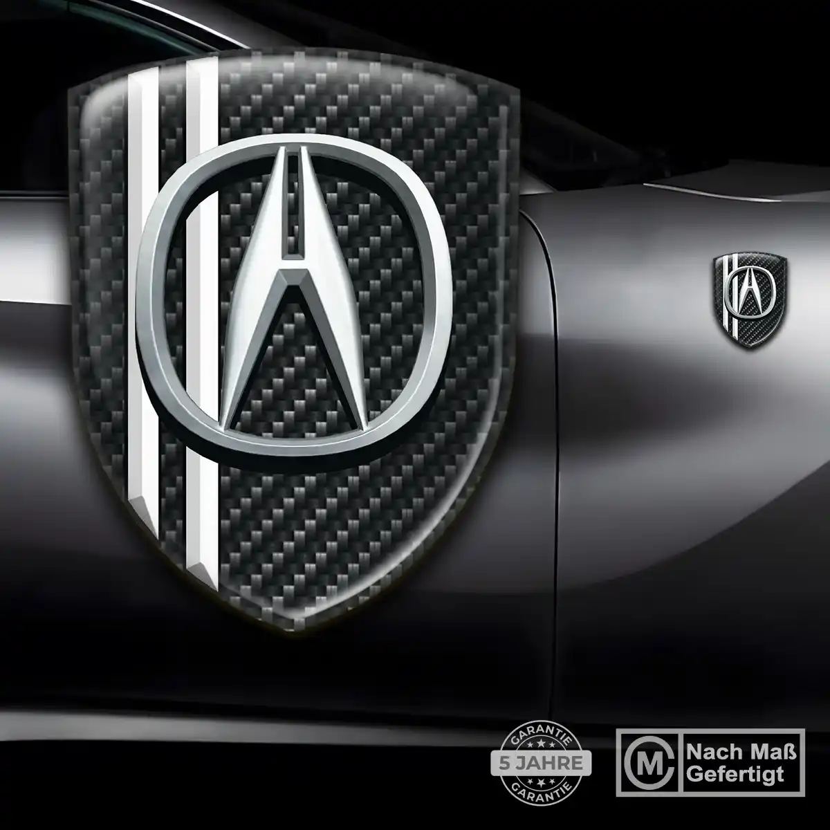 Acura Emblem Wappen Aufkleber Hochwertiges Harz