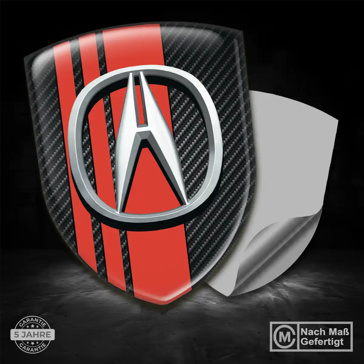 Acura Emblem Wappen Aufkleber Luxus-Edition