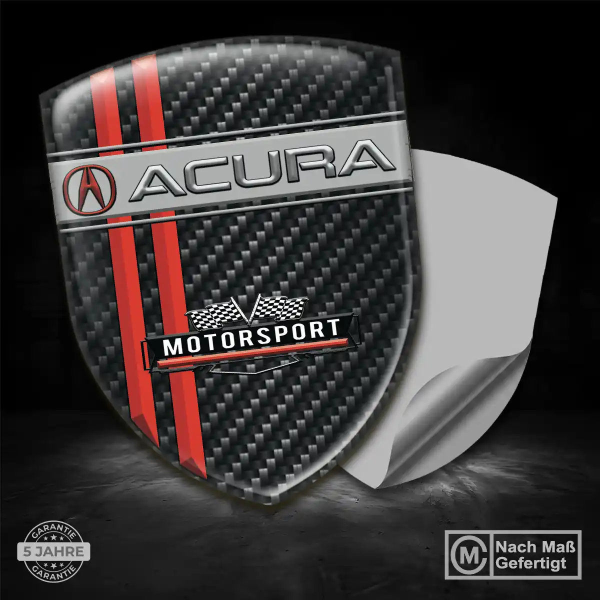 Acura Emblem Wappen Aufkleber Tuningfahrzeug