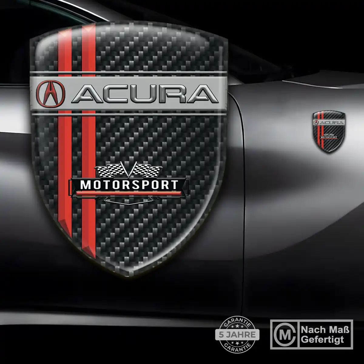 Acura Emblem Wappen Aufkleber Tuningfahrzeug