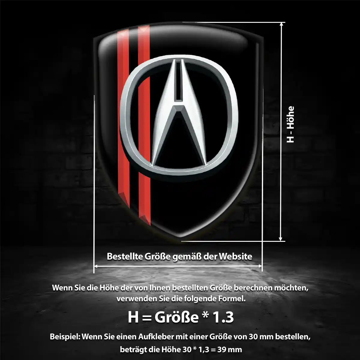 Acura Emblem Wappen Auto Exterieurdesign