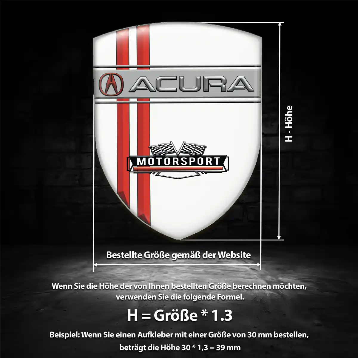 Acura Emblem Wappen Auto Stilvolles Design