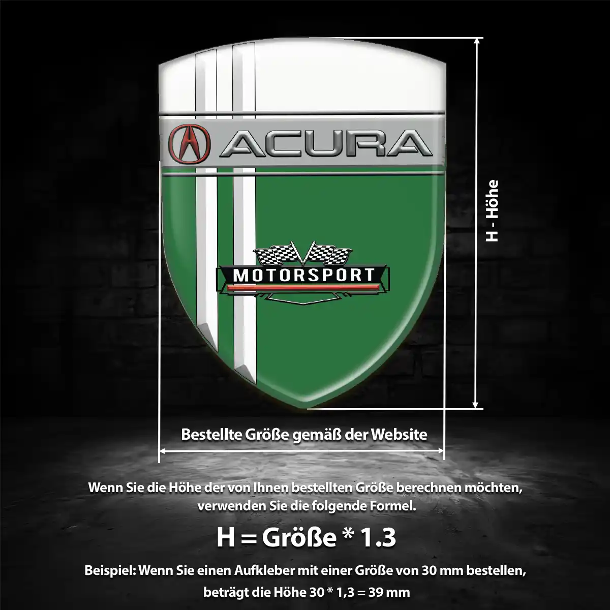 Acura Emblem Wappen Exterieurdesign