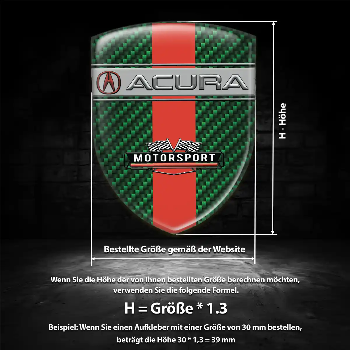 Acura Emblem Wappen Interieurdesign