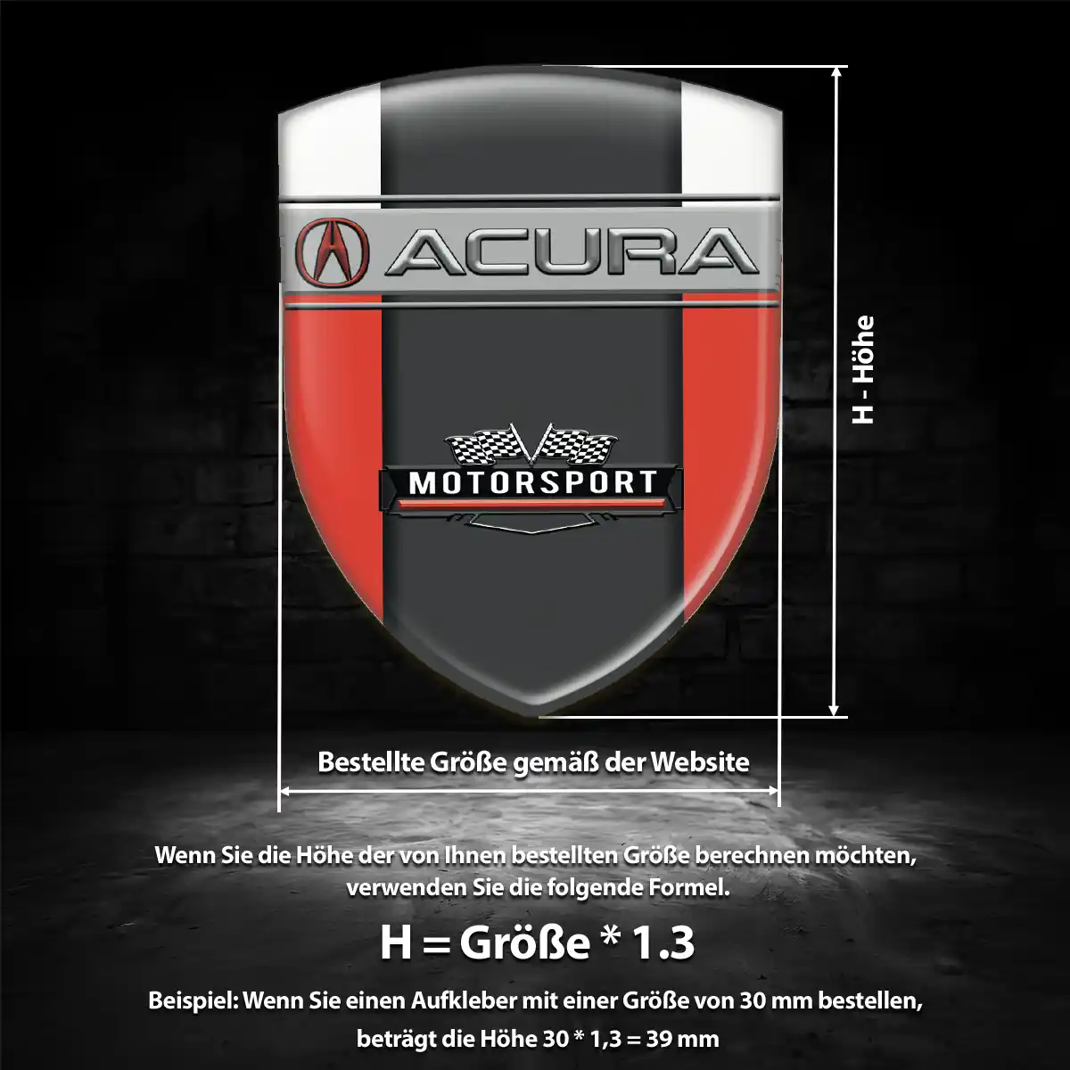 Acura Embleme Auto Luxus-Edition