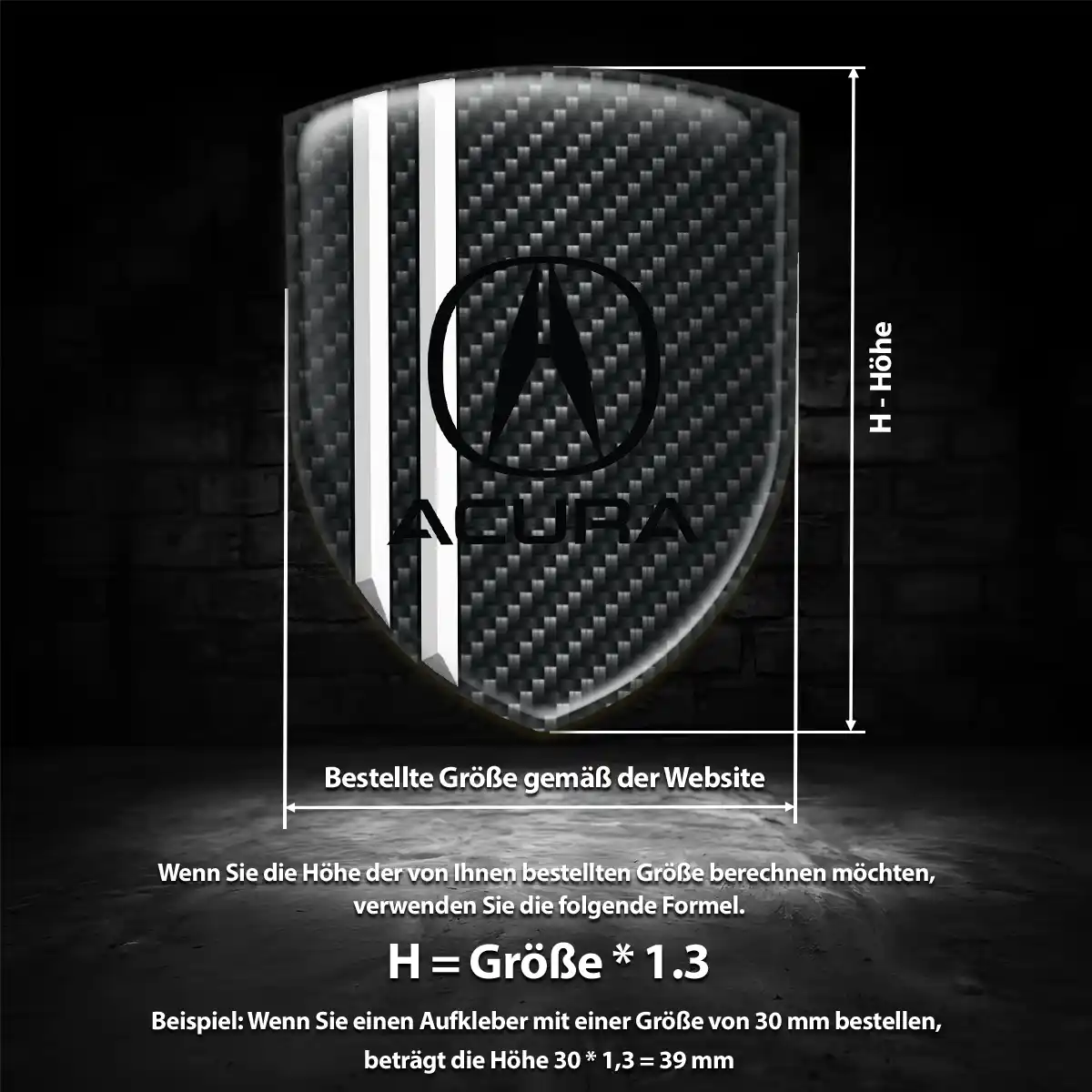 Acura Embleme Hohe Qualität