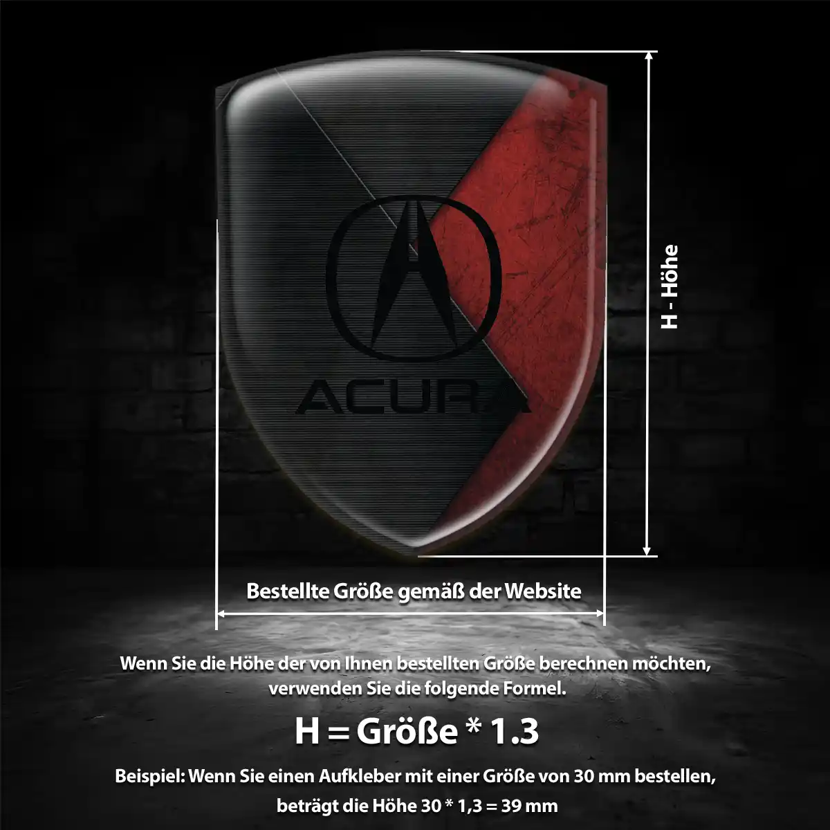 Acura Embleme Limitierte Auflage