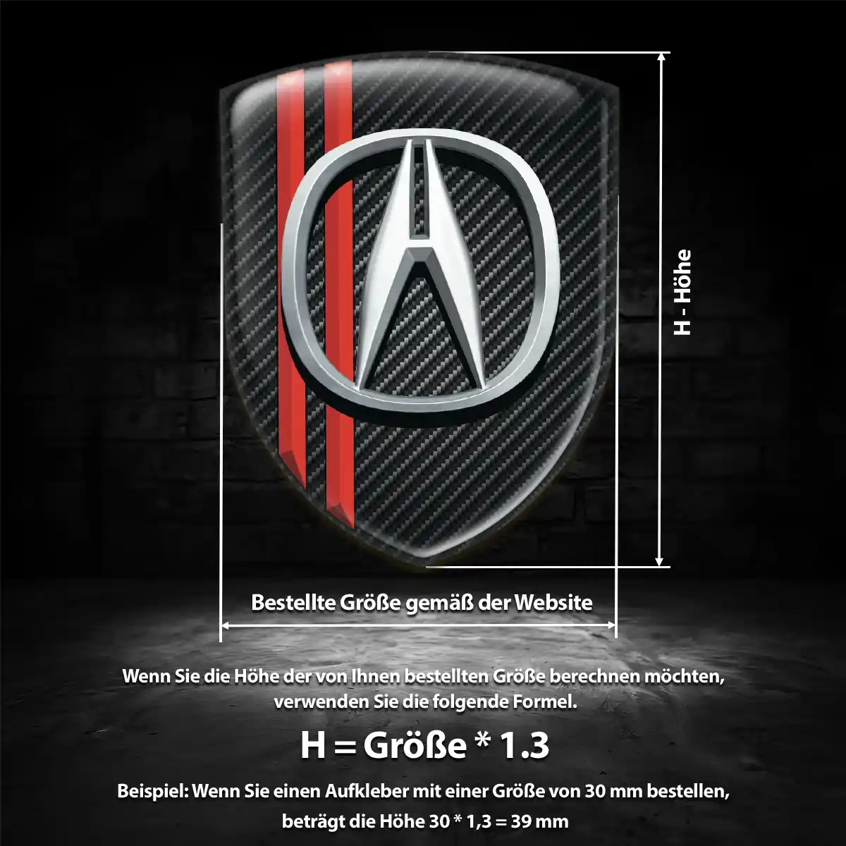 Acura Embleme Luxus-Edition