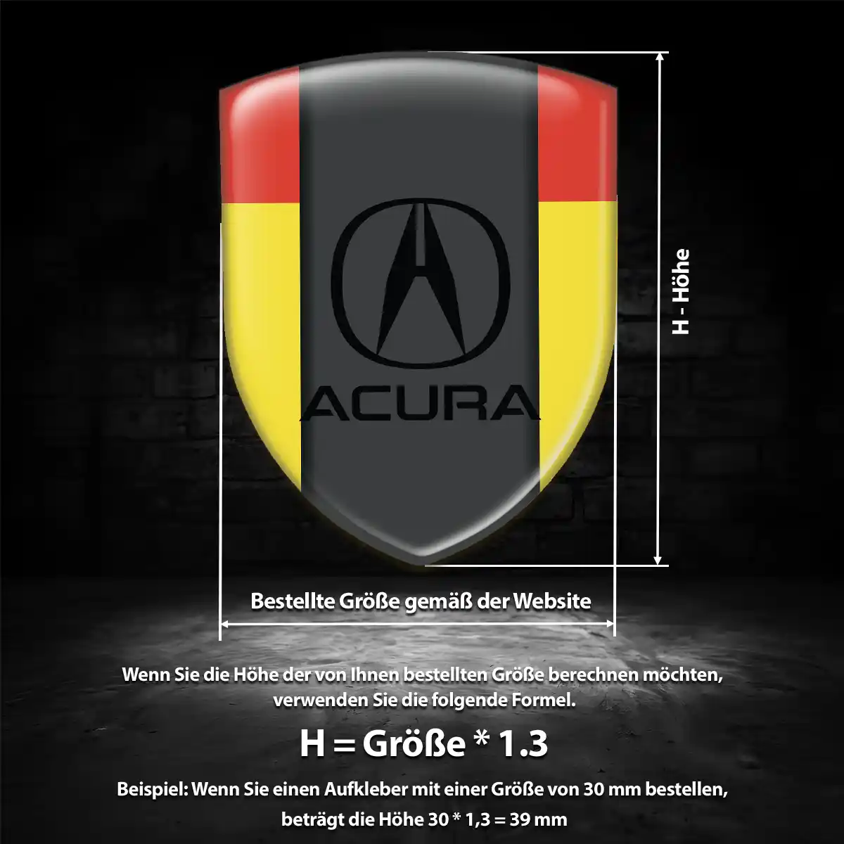Acura Embleme Premium-Edition