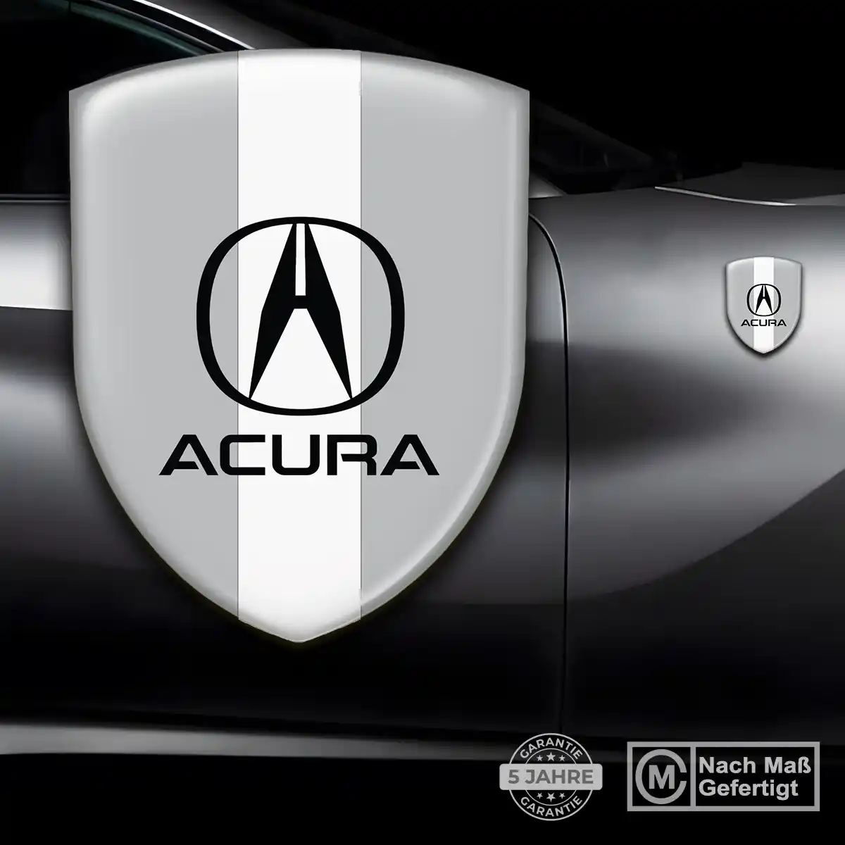 Acura Embleme Silikon Aufkleber Auto Hochwertiges Harz