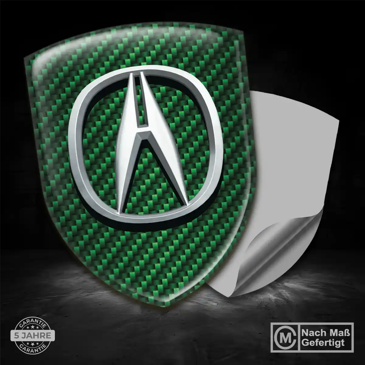 Acura Embleme Silikon Aufkleber Hochwertiges Harz