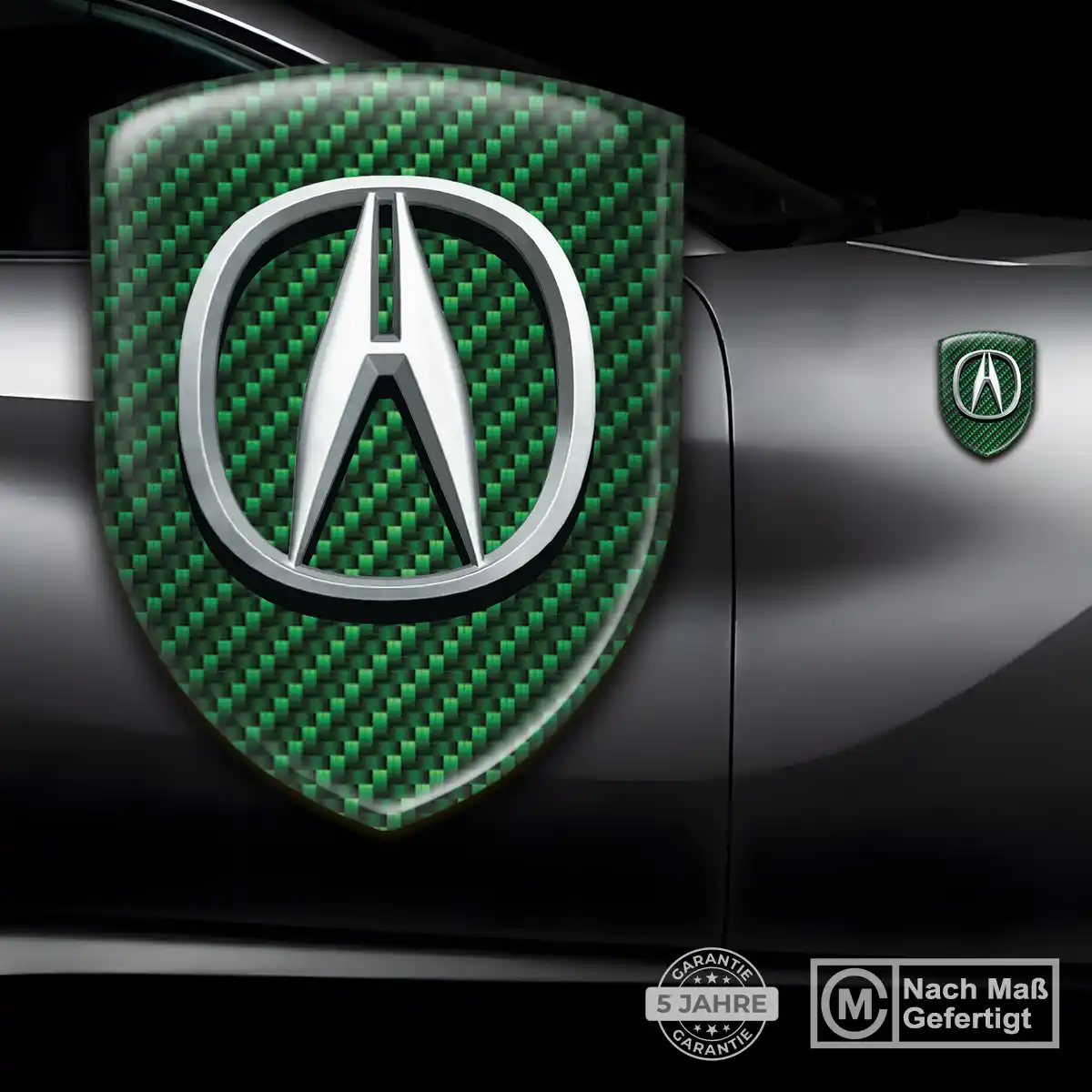 Acura Embleme Silikon Aufkleber Hochwertiges Harz